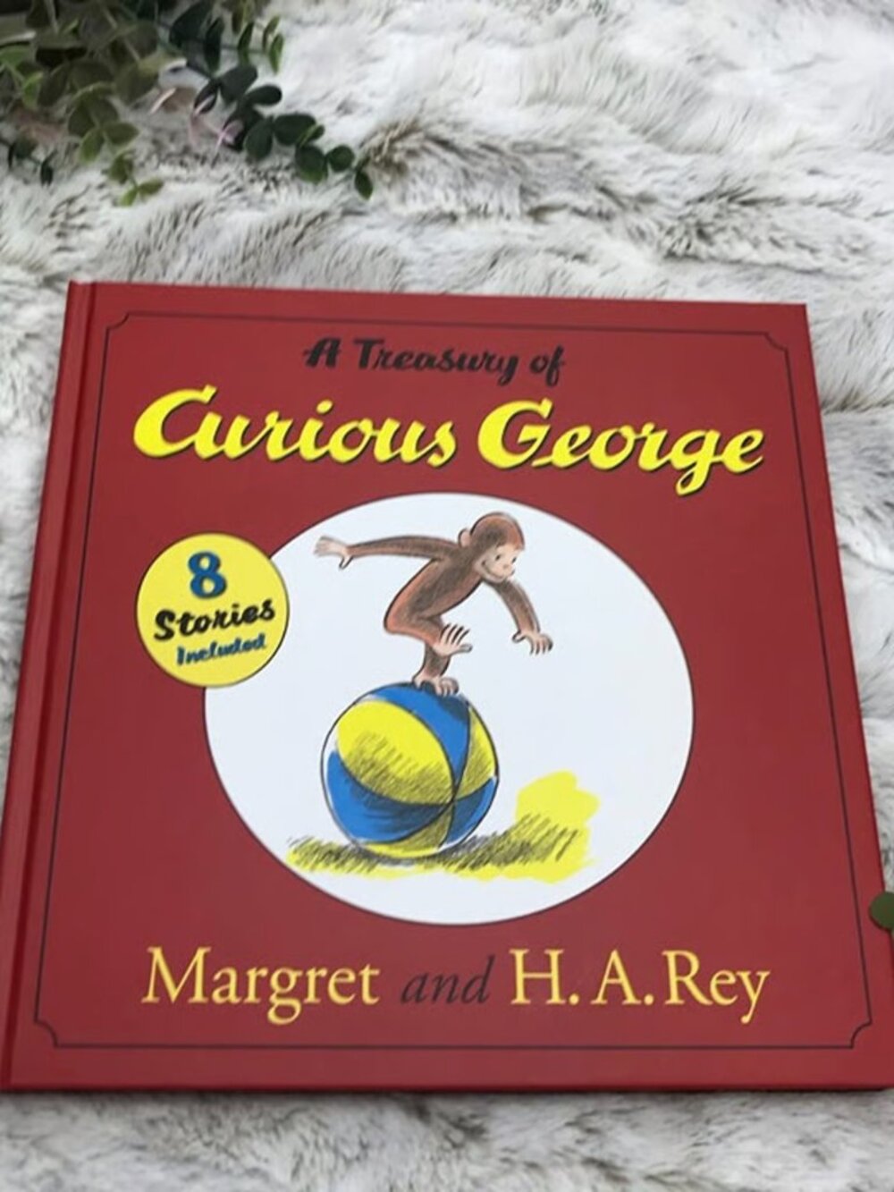 A Treasury of Curious George Book, 8 Stories Children Train Toy Store Dump Truck